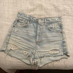 Agolde Jaden High Waist Shorts